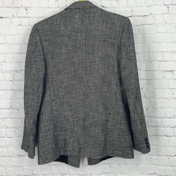 Union Made Saks Fifth Avenue 20Reg ~Small Shoulder Pads Blazer Double Breasted - Picture 4 of 7